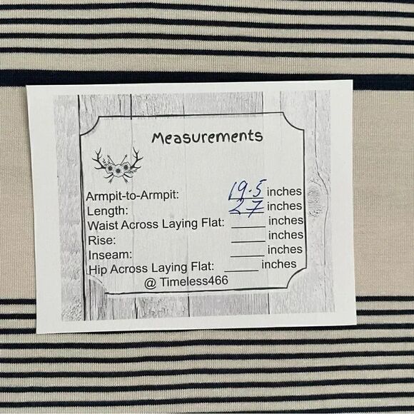 Chaser Stripes White Blue Short Sleeves Athleisure  Lightweight Blouse SZ M - Picture 9 of 11